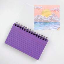 Tear-Off Spiral Notebook, Index Cards, Memo Pad, Vocabulary Notebook + 80 Sticky Notes - Multicolor - View 6