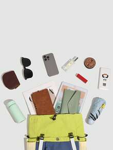 Women's Two-Shoulder Fashion Backpack, High-Quality Lightweight Hiking And Mountaineering Bag, Multi-Functional Daily Outdoor Backpack, Student School Bag, New Style - Orange - View 8