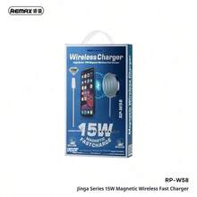 REMAX Jinga Series 15W Magnetic Wireless Fast Charger RP-W58 - Silver - View 4