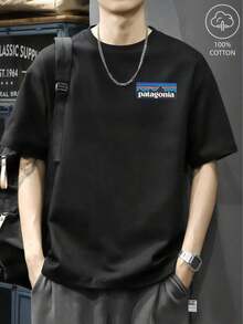 Men T-Shirts - Black - Small Icons - View 9