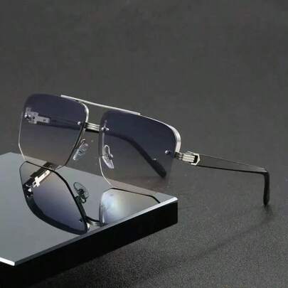 1 pieza Gafas de piloto vintage retro unisex, adecuadas para exteriores, conducir, trabajo