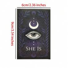 1件“她是”卡牌游戏，休闲派对节日卡牌游戏，派对活动 - 黑色 - 查看 3