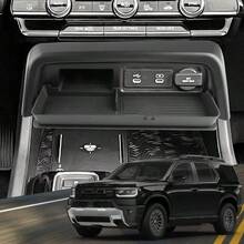 2026 Passport Center Console Organizer Coin Tray 2026 Passport Center Console Tray Middle Console Storage Insert Cubby Organizer 2026 Passport Accessories - جواز سفر أسود 2026 - مشاهدة 1