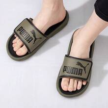 Dép xăng đan PUMA Royalcat Comfort Slip-on, Unisex, Màu xanh lá cây - xanh quân đội - Xem 2