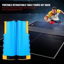 1pc Retractable Table Tennis Net, Portable Sports Fitness Accessory - Multicolor - View 4