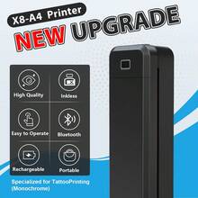 Marklife X8 Mini A4 Thermal Printer, Bluetooth Ink-Free Tattoo Paper Photo Printer, Suitable For PDF, Photos, Office, School, Home Use - Multicolor - View 3