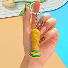 Football Pendant Mascot Keychain Bag Charm, Souvenir Gift For Football Fans - Multicolor - View 8