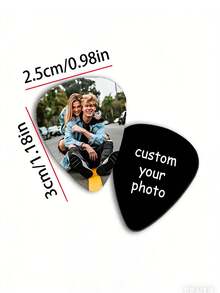 Custom Photo Guitar Pick, Custom Text Guitar Pick, Personalized Bass Guitar Accessories, Guitar Pick, Musician Gift, Guitar Pick Gift, Mother's Day Gift, Father's Day Gift - Multicolor - View 7