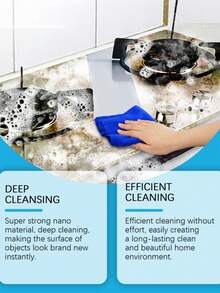 清洁海绵擦洗器，纳米魔法去污剂，适用于炉灶、瓷砖、洗碗池 - A - 查看 6