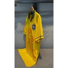 Brazilian National Team Shirt, 1994 World Cup, Yellow, Player Version, Retro Yellow. - 黃色 - 查看 5