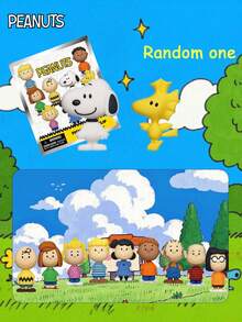 1/3pcs  Official Licensed Peanuts Cartoon 3D Character Blind Bag Keychain, Random Style Collectible Pendant,   Surprise Pack, Backpack Decor, Collector's Gift, Friend Birthday Holiday - Multicolor - View 5