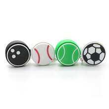 1pc 3D Printed Stress Relief Keychain, Shaped Like A Sports Ball, Creative Press-Type Pendant, Suitable For Club Souvenirs, Mini Sports Ball PLA Keychain - Multicolor - View 10