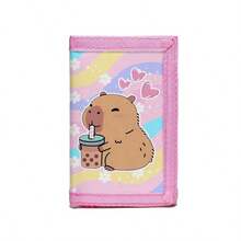 Multi-Functional Tri-Fold Wallet, Durable Fabric Wallet, Can Hold Credit Cards, ID And Cash, Cute & Fashionable, With Coin Pouch And Card Slots, Creative Printed Design, Suitable For Both Men And Women - Tri-fold Wallet - View 4