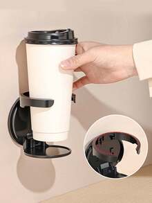 Rak Gelas Lipat/Dapat Diputar | Rak Samping Tempat Tidur Besi yang Dapat Diatur + Desain Hemat Ruang | Rak Pengatur Gelas/Kopi/Teh Gantung (Cocok Untuk Meja, Dinding, Rumah, Asrama, Kantor, Mobil - Perlengkapan Penting untuk Menghemat Ruang) - MultiWarna - View 16