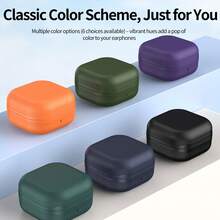 Suitable For Galaxy Buds 4/4Pro, A Minimalist Business-Style, TPU Material With Textured Leather Surface Wireless Earphone Protective Case. - Multicolor - View 7