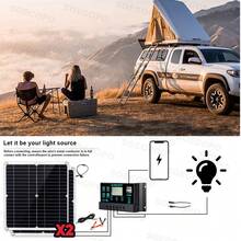 8000W Solar Inverter Kit (12V24V DC To 110V/220V AC) + 2pcs Solar Panels + 100A Controller - SEP-11K-2-e8000 - View 11