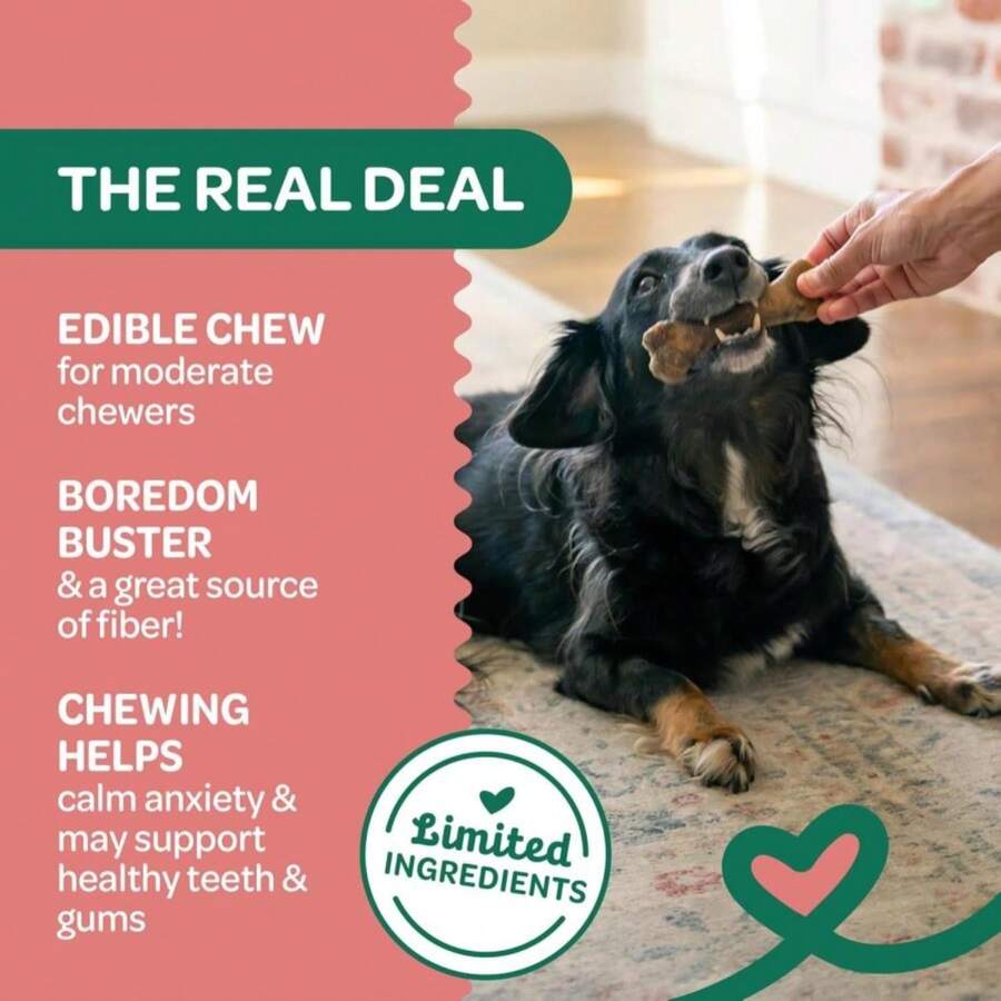 Wholesome Pride Natural &Amp; Healthy Dog Chews 2Pk For Small Dogs, Bacon Flavor, Made In The USA - ColorA - 查看 1