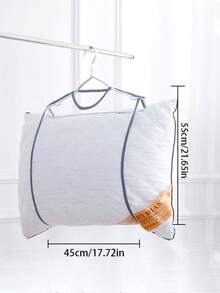 1pc Polyester Fiber Pillow Drying Net, Multifunctional, Foldable Pillow Drying Net, Clothes Drying, Pillow Drying Bag, Toy Drying Net, Balcony Hanging Pillow Drying Net, Breathable, Drying, Anti-Drop, Anti-Insect. - Blue - View 5