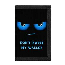 3-Fold Wallet With Keychain, Multi-Functional Card Slots To Meet Daily Needs, Interesting Copy - Multicolor - View 5