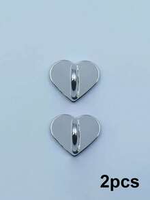 Alloy DIY Phone Case 2pcs Silver-Color Metal Heart, Star, Moon Snap Buttons, Suitable For DIY Phone Case Straps, Keychains, Bag Accessories, Keyring, Phone Lanyard, Handmade Decorative Jewelry Findings, Compatible With Android/ 17/16/15 And Other Smartphone Models Easter Birthday Gift - Multicolor - View 8