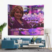 Girl Gibby At The Bar - Stay Classy Wall Tapestry, College Room & Hostel Dorm Decor, Girl Gibby Wall Hanging, Gibby Girl Funny Meme Tapestry - Multicolor - View 4