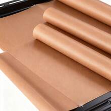 Brown Non-Stick Oiled Baking Paper - Heat-Resistant Oven Paper For Home And Bakery Use | 40x60 Cm (15.8x23.6 In) | Perfect For Desserts And Cooking - 查看 7