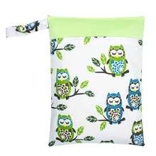 Waterproof Wet/Dry Bag Reusable Ideal For Swimwear, Travel, Beach, Pool, Swimsuits, Diapers, Dirty Yoga/Gym Clothes Daycare Organizer Features Two Zippered Pockets - Multicolor - View 21