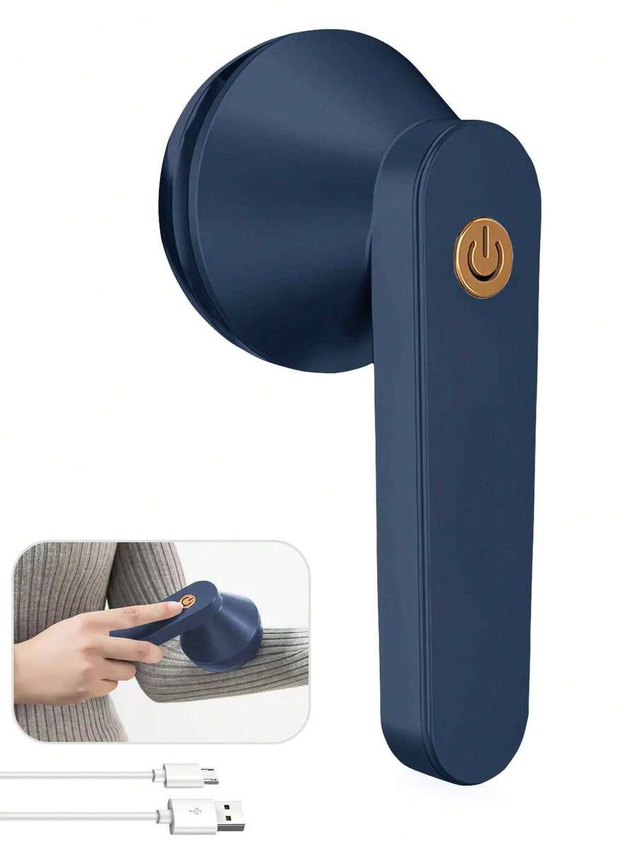 USB Rechargeable Electric Fabric Defuzzer, 6-Blade Lint Remover For Clothes, Bedding, Furniture, Carpets, Sofa, Cleaning Supplies, Ideal Mother's Day Gift