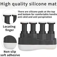 3pcs Piano & Guitar Finger Strength Trainer, Home Fitness Equipment Finger Exercise Tool - Multicolor - View 5