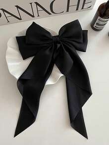 1-3pcs Small Bowknot Ribbon Hair Clips, Hair Accessories - Yellow - View 12