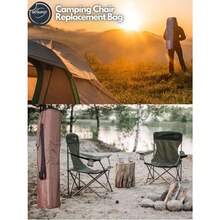 40 x 7 x 7 pulgadas café M bolsa de repuesto para silla de camping plegable sillas de campamento hamaca esterilla de yoga silla de playa paraguas bolsa de tienda de campaña tela de - Marrn - Ver 6
