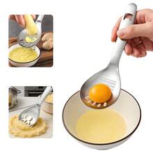 Bộ 1/2 thìa bào tỏi bằng thép không gỉ - Dụng cụ ép và băm tỏi chuyên dụng để làm nhuyễn tỏi, gừng, mù tạt và các nguyên liệu khác, dễ dàng vệ sinh, có lưới lọc. - - - Xem 6