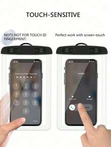 1个通用IPX8防水手机壳，防水袋，适用于游泳、潜水、海滩、夏季旅行必备 - 水機防水袋 - 查看 5