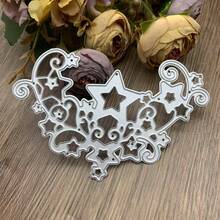 Star Shaped Cutting Mold, Template, Metal Mold, Embossing Tool, Suitable For Card Making, Albums, Scrapbooking, DIY, Etching Molds And Other Handicraft Creation - Silver-white - View 2