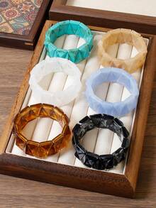 Betykuku 1 chiếc vòng tay co giãn nhiều màu sắc phong cách Bohemian, quà tặng cho nữ giới thích hợp đi biển, nghỉ lễ, tiệc tùng thường ngày. - Vòng tay nhiều màu sắc - Xem 5