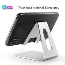 Alloy Phone Stand 2/1pc Universal Metal Phone/Tablet Stand, Non-Slip & Shockproof, Suitable For Live Streaming, Adjustable Angle, For Watching Movies & Charging, Creative Desktop Accessory Spring Gift - Rose Gold - View 9