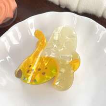 1个可爱甜美仿真水果卡通创意发爪夹，适用于马尾辫 - 彩色 - 查看 13