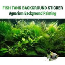 Underwater Paradise, Fish Tank Background Painting, Aquarium Background Sticker, Reptile Tank Background Sticker, Self-Adhesive Front And Side, Fish Tank Landscaping Decor, Aquarium Decoration - A - View 2