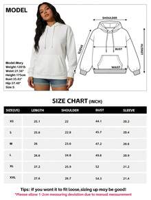 LOVE JOYY 时尚宽松长袖女式卫衣，天使翅膀水钻装饰，春季袋鼠口袋连帽卫衣，街头风 - 玫紅色 - 查看 10