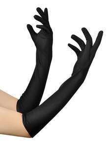 53%氨纶防紫外线长手套，黑色，适合夜店、婚礼、演出和万圣节等场合。 - 彩色 - 查看 7