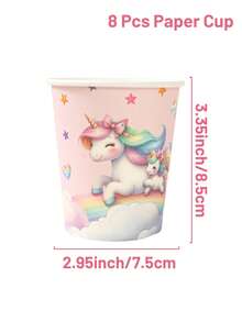 40 pezzi Set di stoviglie per festa a tema unicorno, stoviglie monouso, contenitori per alimenti monouso, piatti monouso, tovaglioli, bicchieri monouso, forniture per feste di compleanno, decorazioni per feste di compleanno, decorazioni per la casa, decorazioni per la cucina, decorazioni per la tavola, decorazioni per feste di compleanno, decorazioni per matrimoni, decorazioni per festa di nascità, decorazioni per addii al nubilato, decorazioni per rivelazione del sesso - unicorno - Visualizzare 9