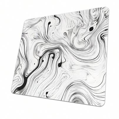 Glass Mouse Pad, Abstract Fluid Art Series, Hard Gaming Mouse Pad Suitable For PC, Smooth Control, Dominate The Game, Durable, Special Glass Surface Enhances Precision And Speed