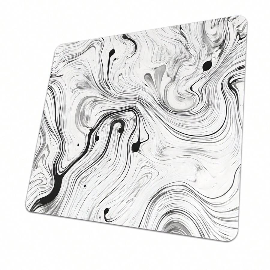 Glass Mouse Pad, Abstract Fluid Art Series, Hard Gaming Mouse Pad Suitable For PC, Smooth Control, Dominate The Game, Durable, Special Glass Surface Enhances Precision And Speed
