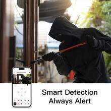 1 pieza Cámara de vigilancia inteligente y mini de 1080P HD con detección de movimiento y alarma, cámara de inalámbrica de red de 2.4GHz, magnética para interiores, anti-robo con visión nocturna, diseño de lente HD para el hogar y la oficina. - Multicolor - Ver 6