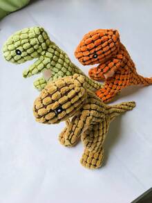 Đồ chơi nhai hình gấu bông, ếch, thỏ, khủng long có tiếng kêu dành cho thú cưng, phù hợp cho chó nhỏ, vừa và lớn. Bền và sử dụng lâu dài, chất liệu nhung mềm mại không làm tổn thương nướu, giúp làm sạch răng và loại bỏ cao răng, kết hợp giữa nhai và vui chơi tương tác. - Nhiều màu - Xem 8