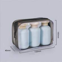 3个磨砂乳液瓶，100毫升/3.4盎司 | 防滑可重复灌装塑料化妆品容器套装，适用于浴室洗手液、沐浴露和护肤品，豪华礼品套装 - 彩色 - 查看 13