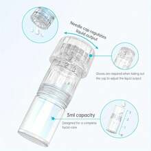 10pcs Hydra H3/H5 Disposable Cartridge Refills - 12/36/Nano Pin Configurations, 0.25mm Needles - White - View 4