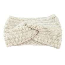 Knitted Knitted Criss-Cross Headband Headwrap, Handmade Elastic Warm Headband For Autumn/Winter - Multicolor - View 12