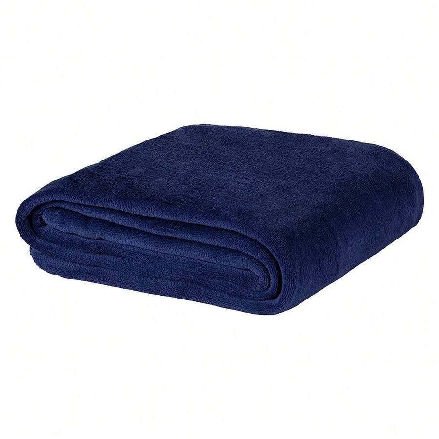 Everest Lisa Queen Blanket - Navy Blue - View 1