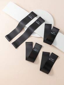 2件/套阻力带，带收纳袋，健身配件 - 黑色 - 查看 2